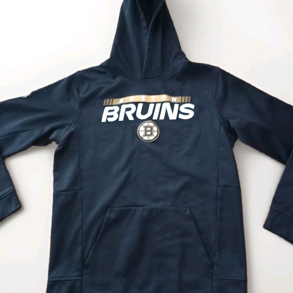 Boston Bruins Hoodie Youth Size L 14-16 NHL‎ Hockey Fanatics Authentic Black